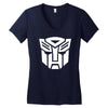 autobots printed Women's V-Neck T-Shirt