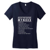 rules for dating my niece Women's V-Neck T-Shirt