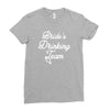 bride's drinking team diamond ring bachelorette Ladies Fitted T-Shirt