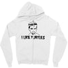 i like turtles t shirt s m l xl 2xl 3xl funny zombie kid humor geeky n Zipper Hoodie