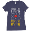 stay positive Ladies Fitted T-Shirt