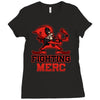 fighting merc Ladies Fitted T-Shirt