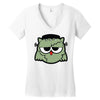 monster owls   frankenstein Women's V-Neck T-Shirt