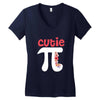 Cutie Pi Women's V-Neck T-Shirt