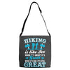 Hiking ıs Like Sex Adjustable Strap Totes