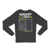 August Girl Facts Virgo Long Sleeve Shirts