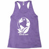 earth day planet Racerback Tank