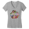 donut hungry Women's V-Neck T-Shirt