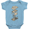 gameboy breakdown Baby Bodysuit