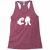 ca cartoon hands Racerback Tank