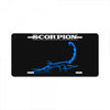 Drake Scorpion Blue License Plate