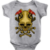 skull axe Baby Onesie