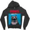 Jaws Parody Paws Zipper Hoodie