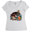 drawing some insects Women's Triblend Scoop T-shirt