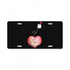 Mom and Baby are Connected to the Heart License Plate