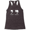 apostrophe catastrophe Racerback Tank