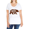 mama love bear Ladies Curvy T-Shirt