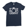 i love photography best trending Ladies Fitted T-Shirt