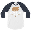 papa bear 3/4 Sleeve Shirt