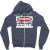 warning my farts Zipper Hoodie