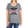 it' ok to stare at my cupcakes they are delicious Ladies Curvy T-Shirt