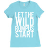 let the wild rumpus Ladies Fitted T-Shirt