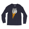 pizza wolf Long Sleeve Shirts