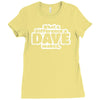 what a difference a dave makes Ladies Fitted T-Shirt