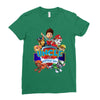 paw patrol birthday boy uncle Ladies Fitted T-Shirt