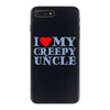 i heart my creepy uncle iPhone 7 Plus Case