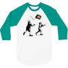 banksy kids play t.v. ball 3/4 Sleeve Shirt
