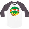pizza turtle 3/4 Sleeve Shirt
