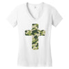 croce militare Women's V-Neck T-Shirt