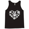 cat love paw Tank Top