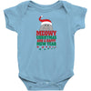 Meowy Christmas Baby Onesie