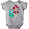 little ugly mermaid Baby Onesie