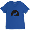 wolf howling at moon V-Neck Tee