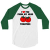 from my head tomatoes 3/4 Sleeve Shirt