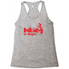 biking is dope Racerback Tank