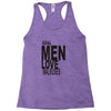 real men love walrus funny Racerback Tank