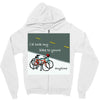 i&rsquo;d lock my bike to yours anytime Zipper Hoodie