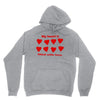 my heart is filled with love Unisex Hoodie