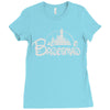 bridesmaid disney castle Ladies Fitted T-Shirt
