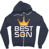 The Best Son Zipper Hoodie