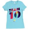 team 10 Ladies Fitted T-Shirt