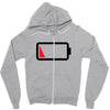 Dead Battery Zipper Hoodie