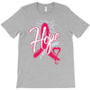 breast cancer awareness hope ribbon heart T-Shirt