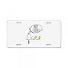 Not Today Snoopy License Plate