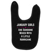 January Girls Baby Bibs