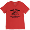 camel towing mens t shirt tee funny tshirt tow service toe college hum V-Neck Tee